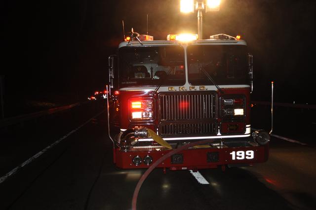 I-684 Car Fire November 2011